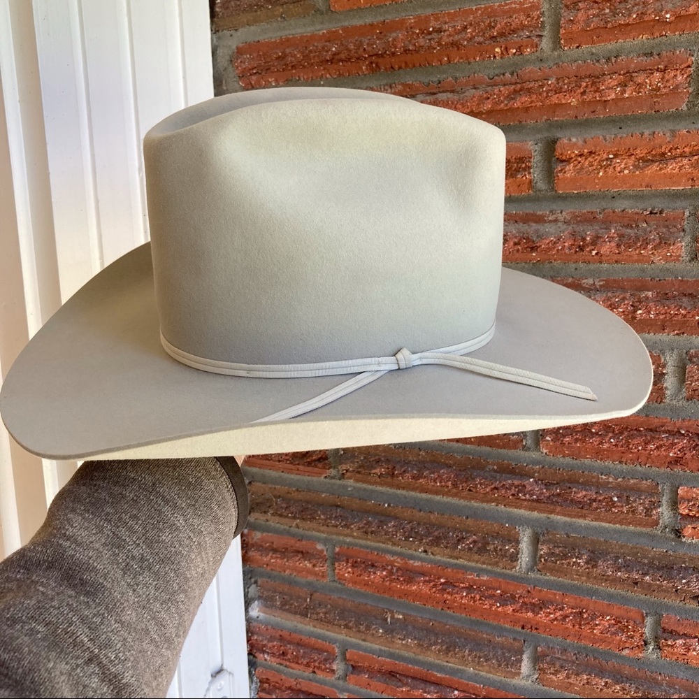 Vintage Resistol 5X Beaver Cattleking Western Cowboy Hat Crystal Size 7 LO